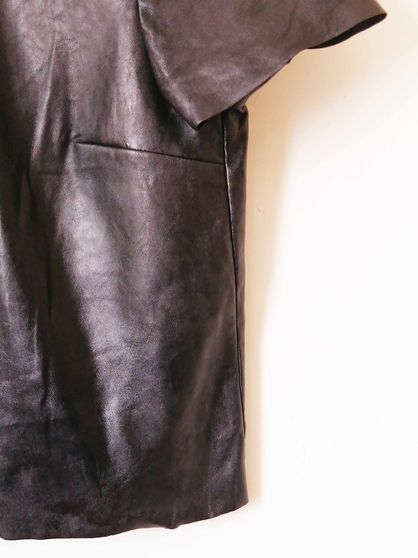 Top cuerina negro H&M