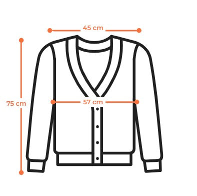 Blazer tipo cardigan azul