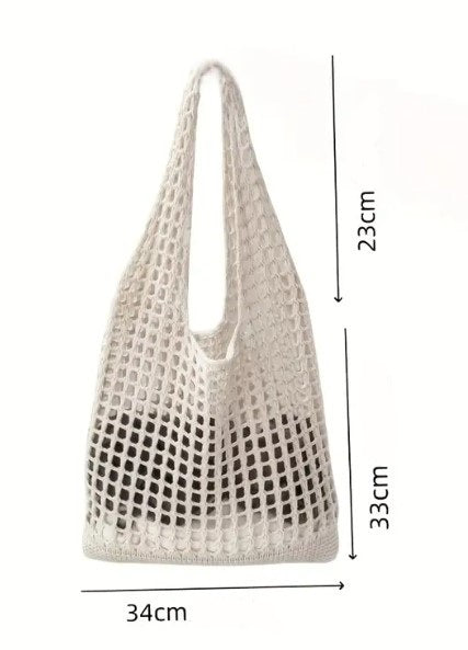 Bolso playero crochet