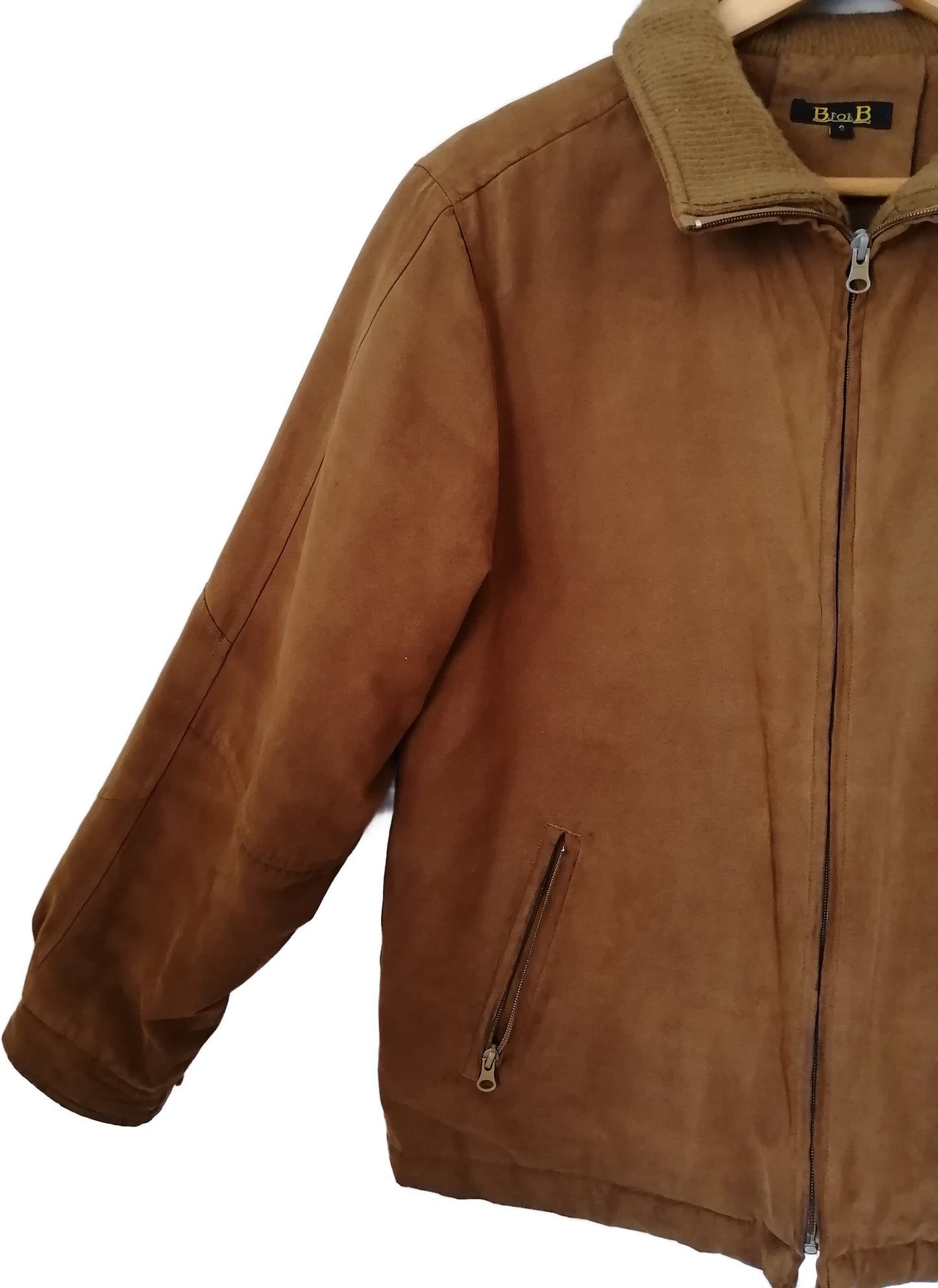 Chaqueta camel acolchada