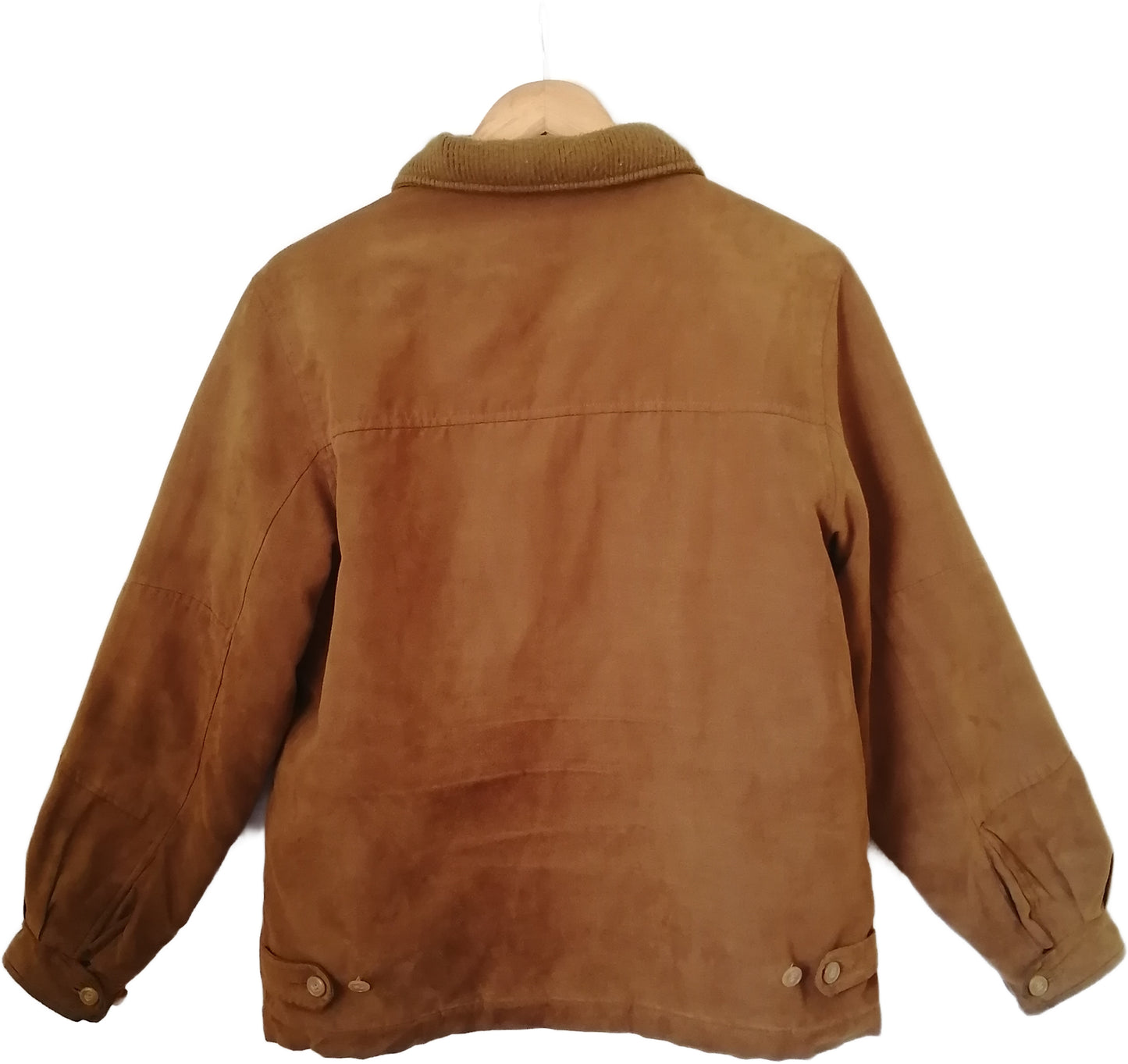 Chaqueta camel acolchada