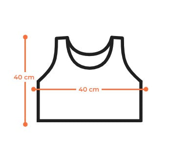 Crop top celeste