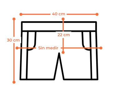 Short cuerina azul petróleo