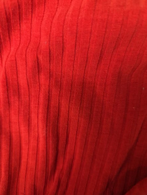 Top rojo una manga