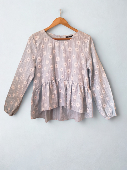 Blusa con florcitas