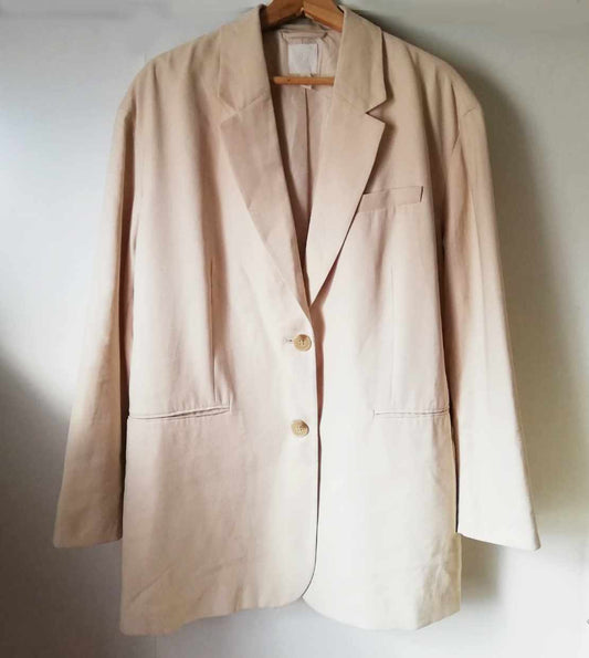 Blazer oversize beige H&M
