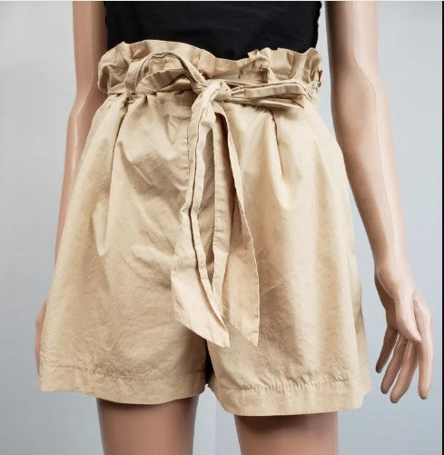 Short tela beige