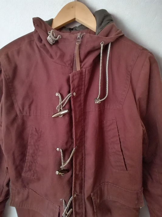 Chaquetón burdeo