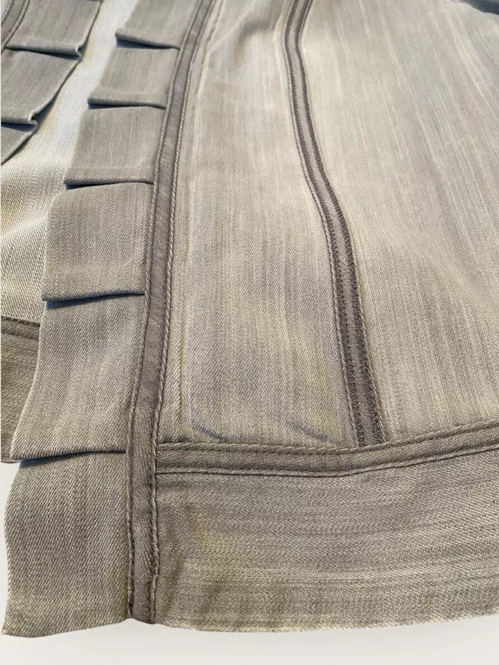 Chaqueta de jeans gris